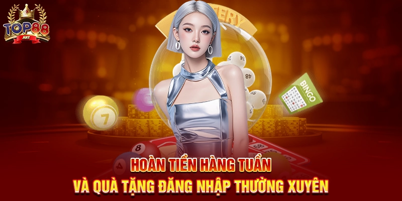 Khuyến Mãi Xổ Số Top88 Những Ưu Đãi Hấp Dẫn Giúp Bạn Tăng Cơ Hội Thắng Lớn Năm 2025 Hoàn Tiền Hàng Tuần Và Quà Tặng Đăng Nhập Thường Xuyên